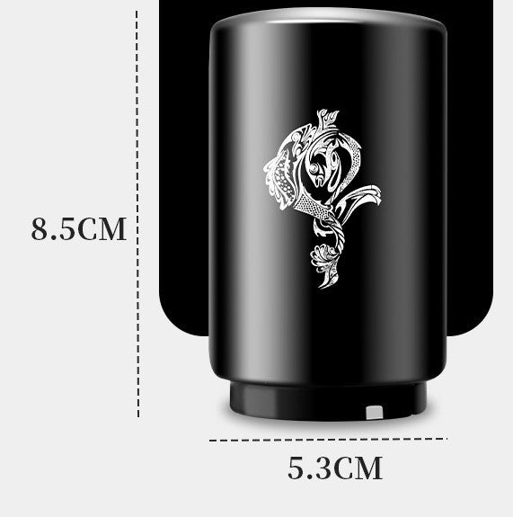 Stainless steel automatic press-down beer bottle opener with magnet