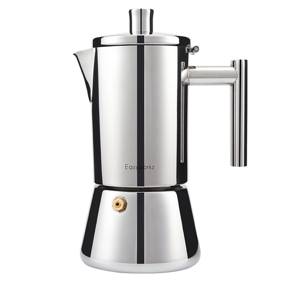 Italian Moka Pot – Upgraded Stovetop Stainless Steel Espresso Maker