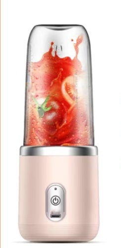 Portable 6-blade USB blender for smoothies, juices, and ice crushing | compact, rechargeable juicer