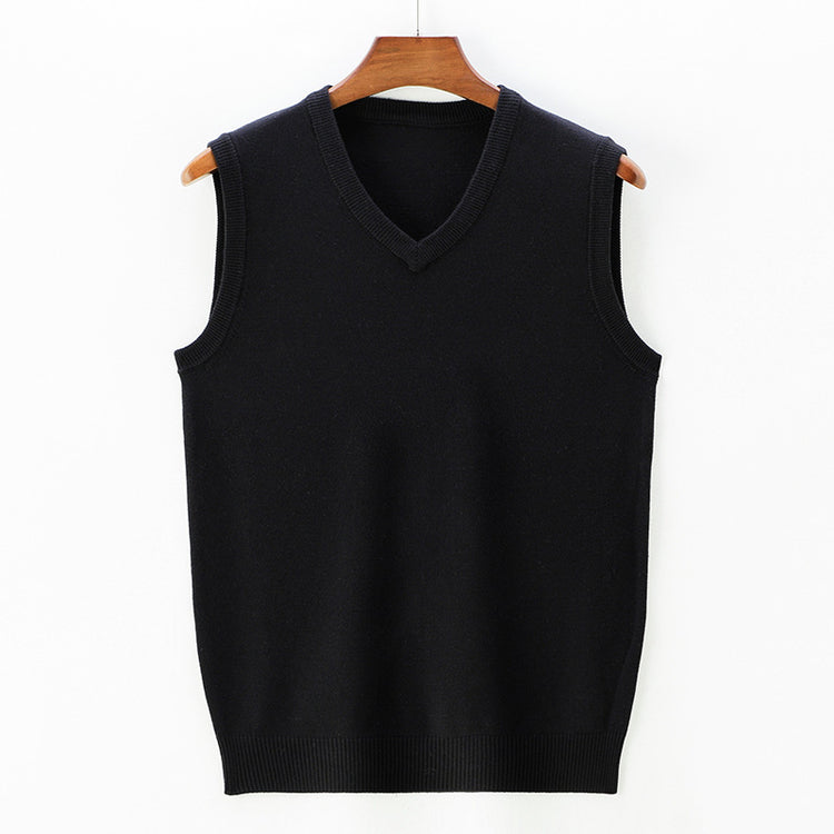 Men’s Wool-Style Vest Sweater Autumn & Winter Fit