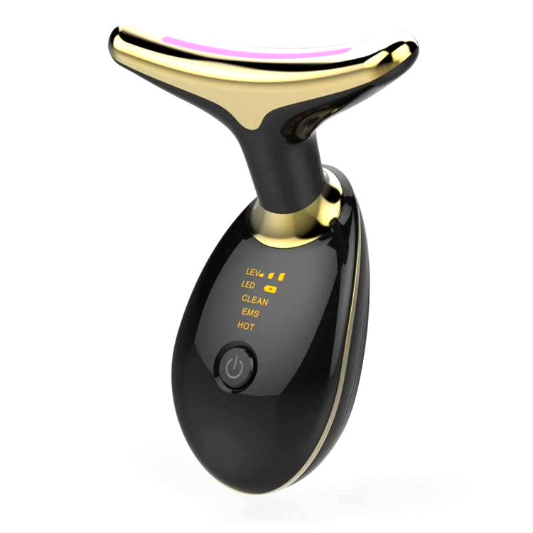 EMS thermal neck lifting and tightening massager with LED light and microcurrent therapy