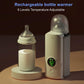Portable USB baby bottle warmer with wrap-around heating design.