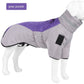 Waterproof winter dog coat with thick cotton and soft velvet lining for medium and large dogs.
