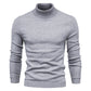 Men’s Winter Turtleneck Sweater – Slim Fit Solid Color Pullover