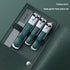 Portable 4-piece carbon steel nail clippers set for manicure grooming