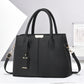 Women’s PU Leather Handbag – Large Capacity Square Tote Shoulder & Crossbody Bag