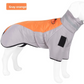 Waterproof winter dog coat with thick cotton and soft velvet lining for medium and large dogs.