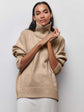 Women’s winter turtleneck sweater solid color long sleeve pullover.
