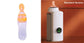 Portable USB baby bottle warmer with wrap-around heating design.