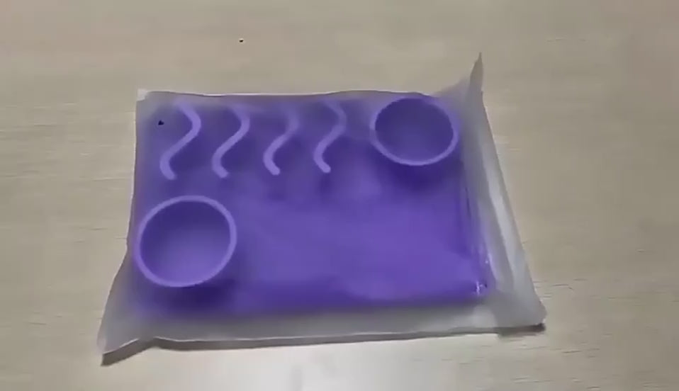 Dog licking mat for dental care